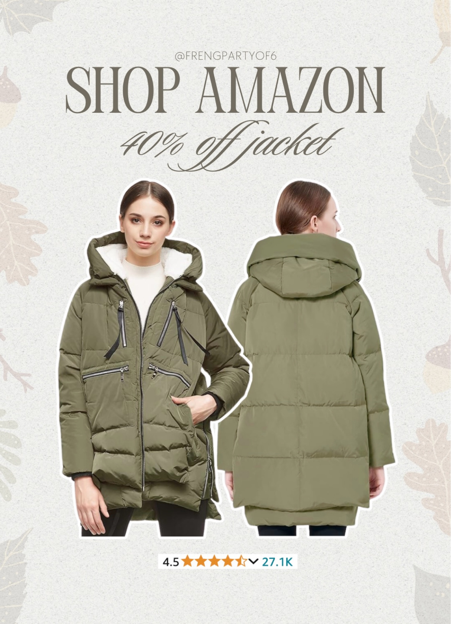 40% off this viral jacket! Lots of colors and good reviews! (The green color is the one that’s 40% off)

#LTKSeasonal #LTKFindsUnder100 #LTKSaleAlert