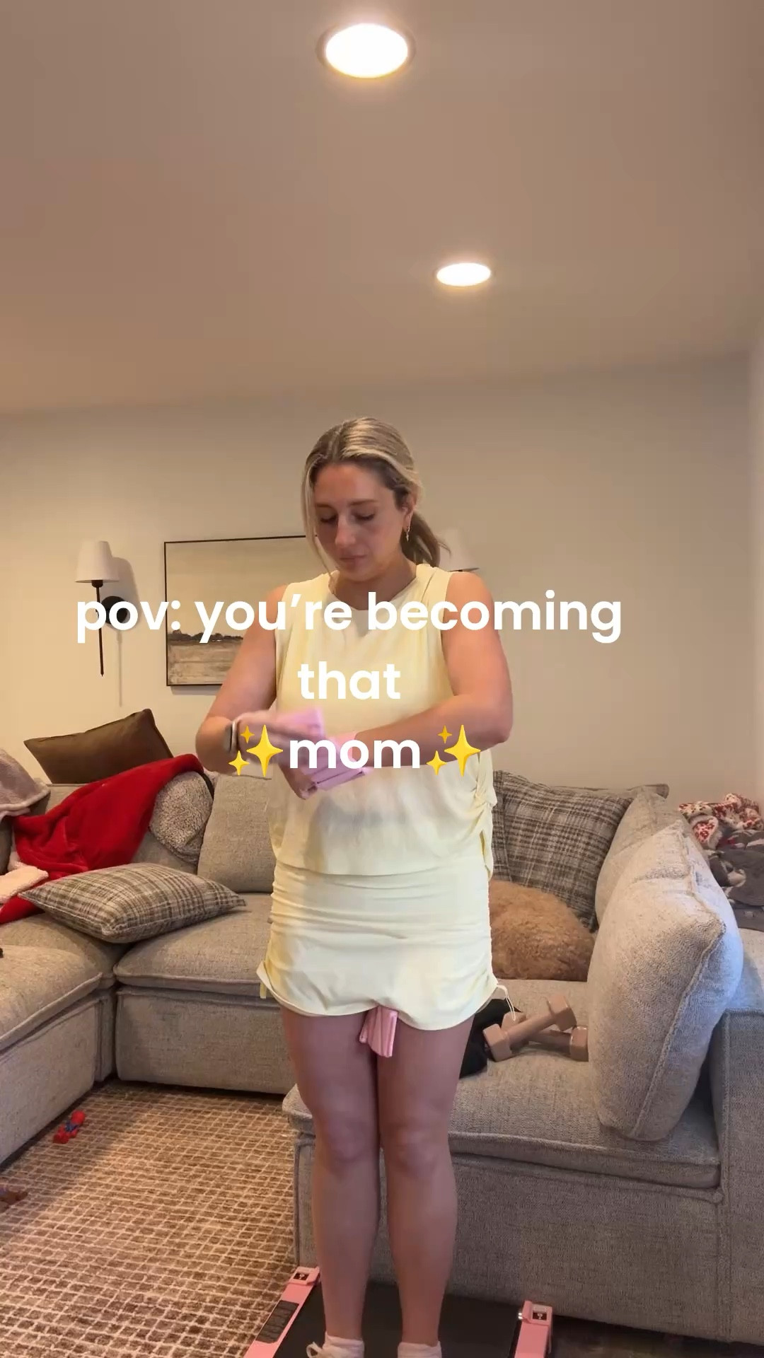 POV: becoming THAT mom ❤️taking care of myself and my kids 🥰

Loving my new Nespresso machine and making coffees at home ! I also had my first 3D miracle laser done and omg I’m obsessed!! Getting my steps in on my walking pad with my weighed vest and wrist weights has been life changing. And loving this cute butter yellow active wear set from Walmart! 

#LTKdayinmylife #LTKmomlife #LTKselfcare