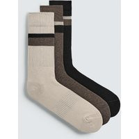 Zara - Three-Pack Of Striped Socks - Various - L(43-46) - Man | Zara UK