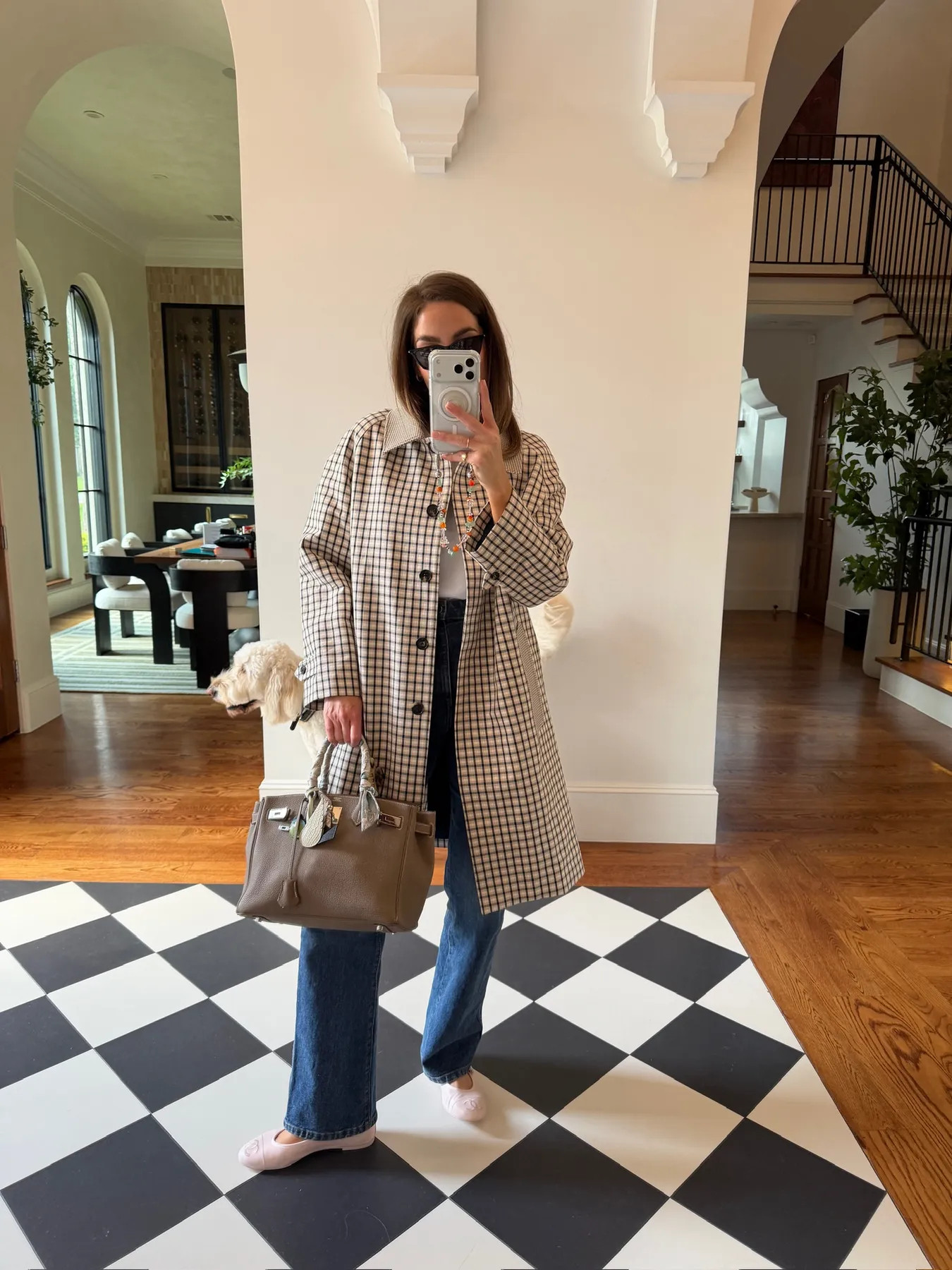 The perfect effortless combo: Danielle Stretch Jeans + the soft Hadley Rib Tank, finished with the reversible ZARA Plaid Trench. Comfortable, polished, and made for those in-between weather days. 🤎

 

 #LTKootd #LTKBeauty #LTKWorkwear
