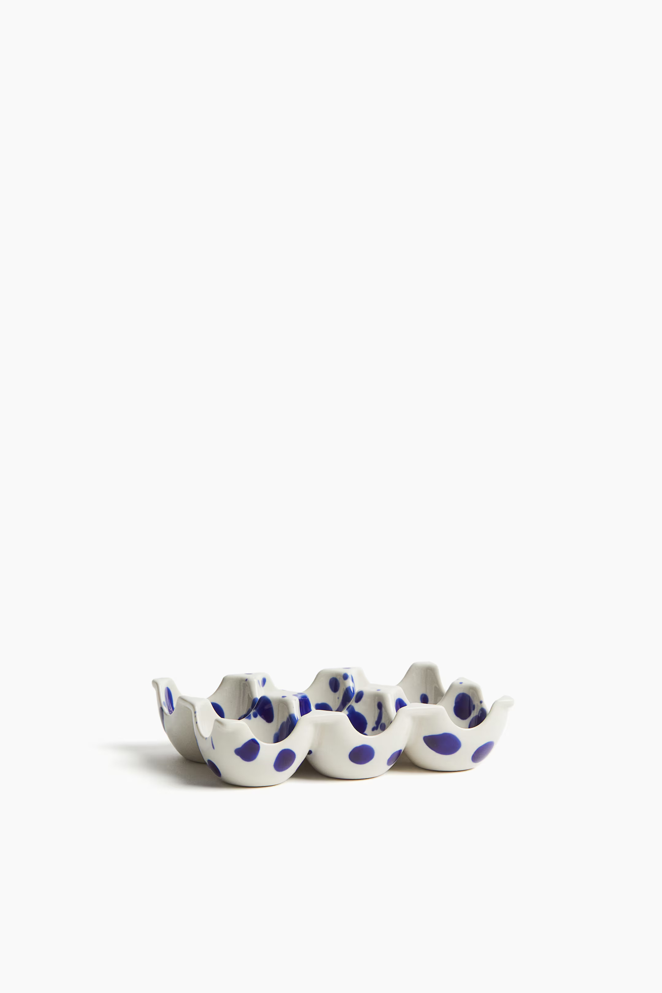 Speckled-Glaze Stoneware Egg Tray | H&M (US + CA)