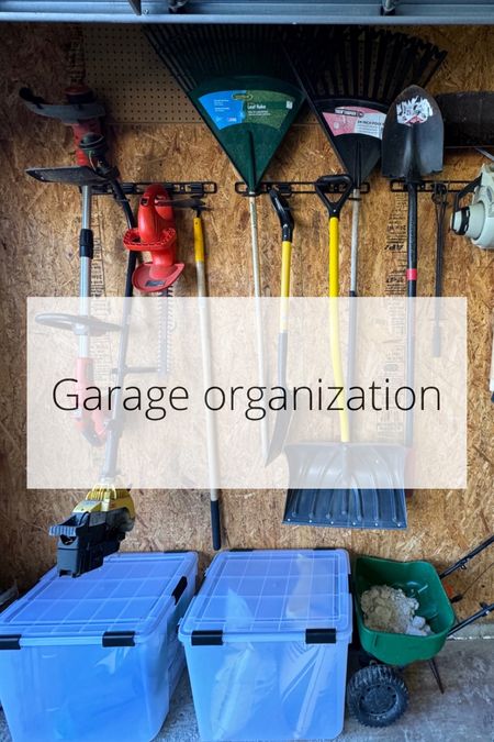 Organize your garage with intention and simplicity!

#LTKhome #LTKSeasonal #LTKSpringSale