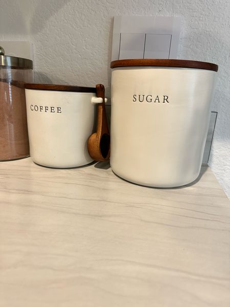 A farmhouse modern kitchen is perfect with these canisters from hearth and hand found at Target. Great fro storage and aesthetics. 



#LTKunder50 #LTKFind #LTKhome