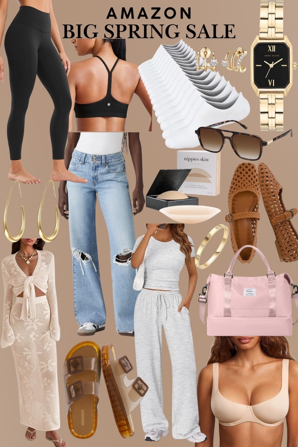 Amazon Big Spring Sale ☀️🌸


#Amazon fashion
#amazon finds 
#affordable fashion 
#spring break outfit
#spring break fashion
#amazon sunglasses 
#retro sunglasses
#oversized sunglasses 
#vacation cover up
#cute beach cover up
#two piece set  
#weekender bag 
#grey sweat set
#maxi skirt set
#mini dress 
#sundress  
#summer dress  
#gold watch 
#free people dupe
#casual top   
#slide sandals
#brown sandals 
#flat sandals 
#spring handbag 
#gold earrings
#gold watch 
#summer set
#small gold hoop earrings
#fashion inspo
#outfit idea 
#weekend outfit
#weekend style
#date night outfit
#date night style
#girls night in
#casual style
#mom outfit
#mom style
#day date outfit
#wine tasting outfit
#napa outfit 
#spring fashion 
#travel outfit
#travel fashion
#city outfit
#Woven flats  
#levis jeans
#ripped jeans
#no show socks
#vacation fashion
#vacation outfit 
#beach outfit
#beach fashion
#affordable workout clothes
#amazon leggings
#amazon sports bra 
#ootd  #LTKSpringSale 




#LTKootd #LTKTravel