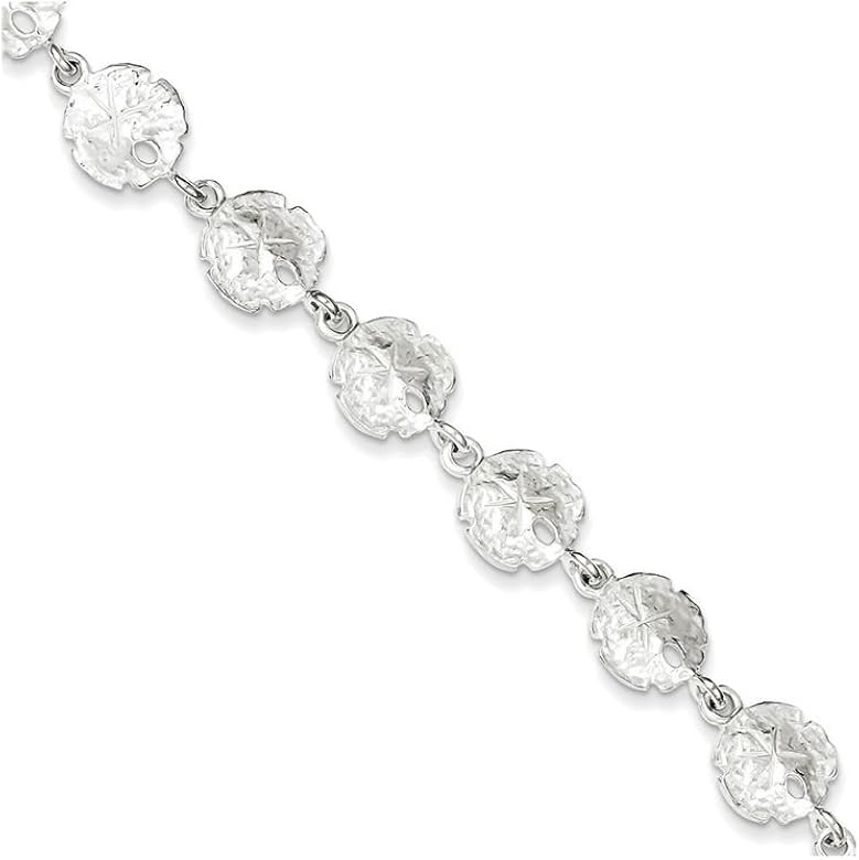 FJC Finejewelers Sterling Silver Sand Dollars Bracelet | Amazon (US)