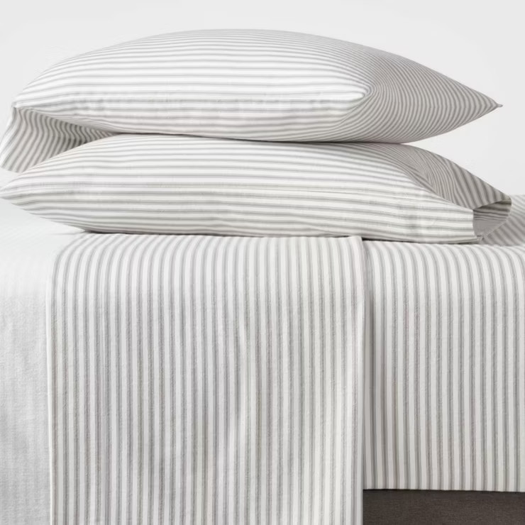 Fall Flannel Solid Sheet Set - Threshold™ | Target