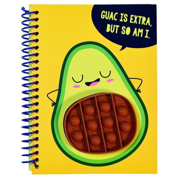 Pen + Gear Avocado Bubble Pop Fidget Journal - 120 Lined Paper Pages - Kids Notebook - Walmart.co... | Walmart (US)