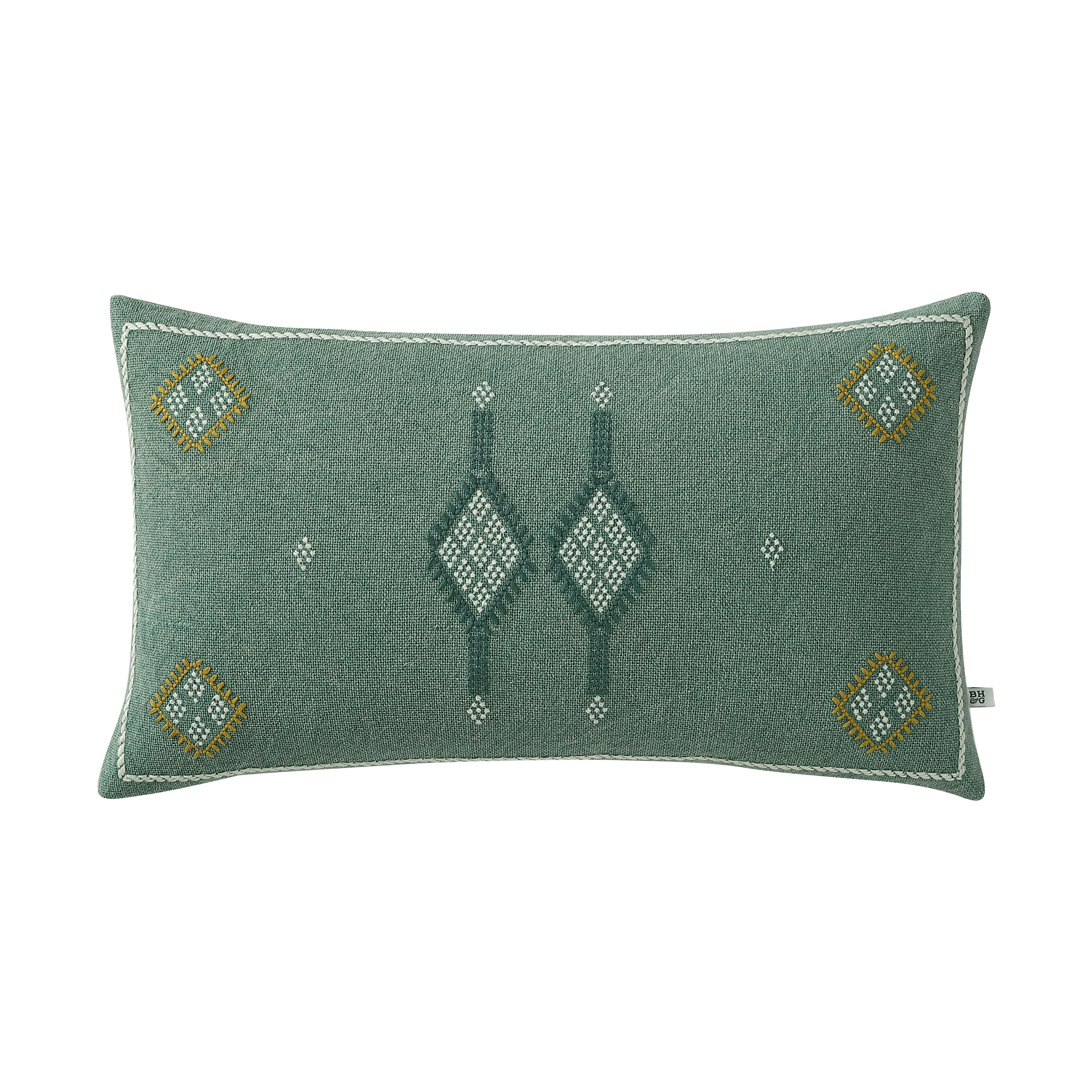 Better Homes & Gardens, Cactus Decorative Pillow, Oblong, 14"x 24", Sage, 1 Pack | Walmart (US)