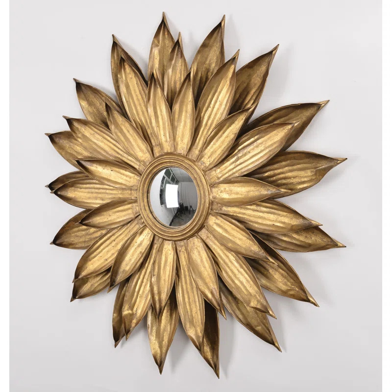 Shults Decorative Metal Country Wall Mirror | Wayfair North America