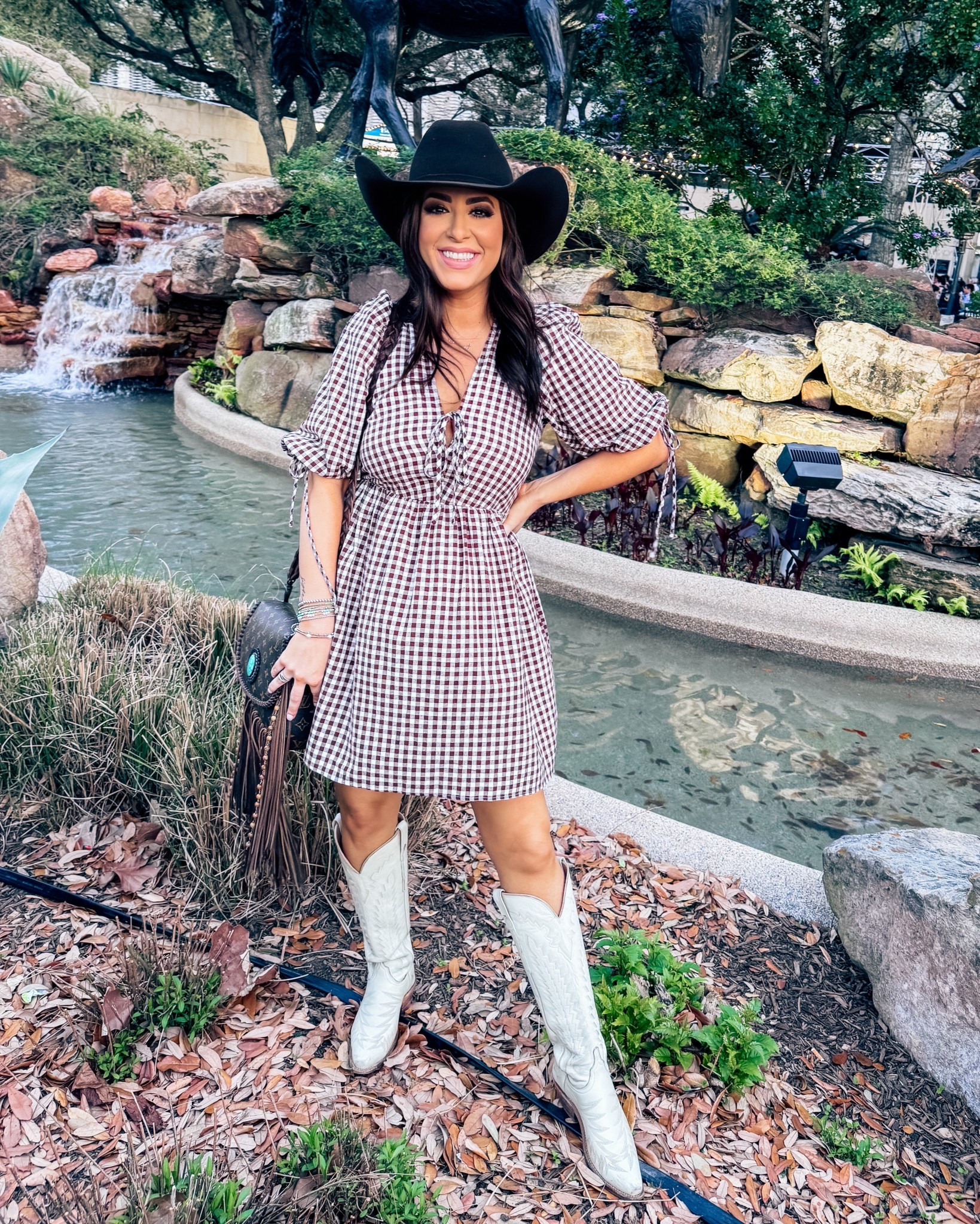 Amazon spring fashion dress - rodeo outfit inspo - country concert outfit idea - cowgirl hat cowgirl boots 

#LTKgrwm #LTKTravel #LTKdayinmylife