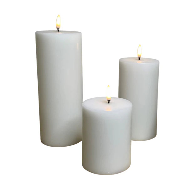 Flameless LED Pillar Candle | Fig and Dove