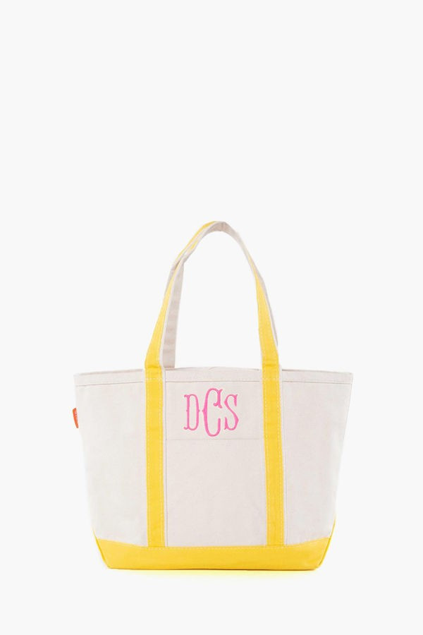 Yellow Medium Boat Tote | Tuckernuck (US)