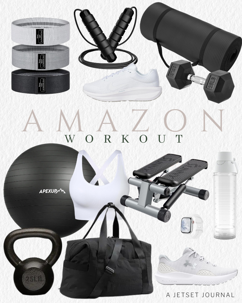 This week, we're featuring a neutral collection for Amazon Fitness.

First up is the Nabawa Sports tank, available in black and white. Under Armor's running shoes offer great value as well. To complete your workout outfit, consider adding a stylish sports-themed watch band. You can also enhance your motivation by using workout equipment available in black, white, or gray. 

 #LTKSeasonal #LTKSaleAlert #LTKTravel