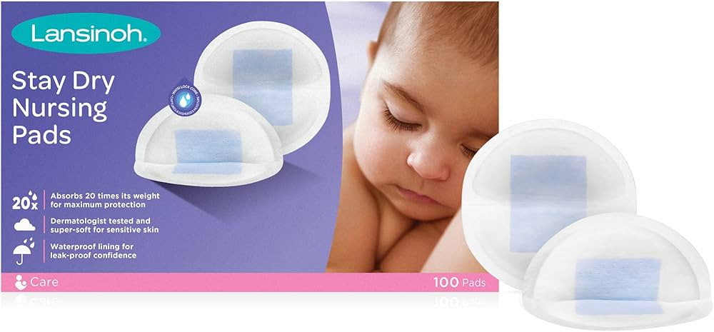Lansinoh Stay Dry Disposable Nursing Pads, Soft and Super Absorbent Breast Pads, Breastfeeding Es... | Amazon (US)