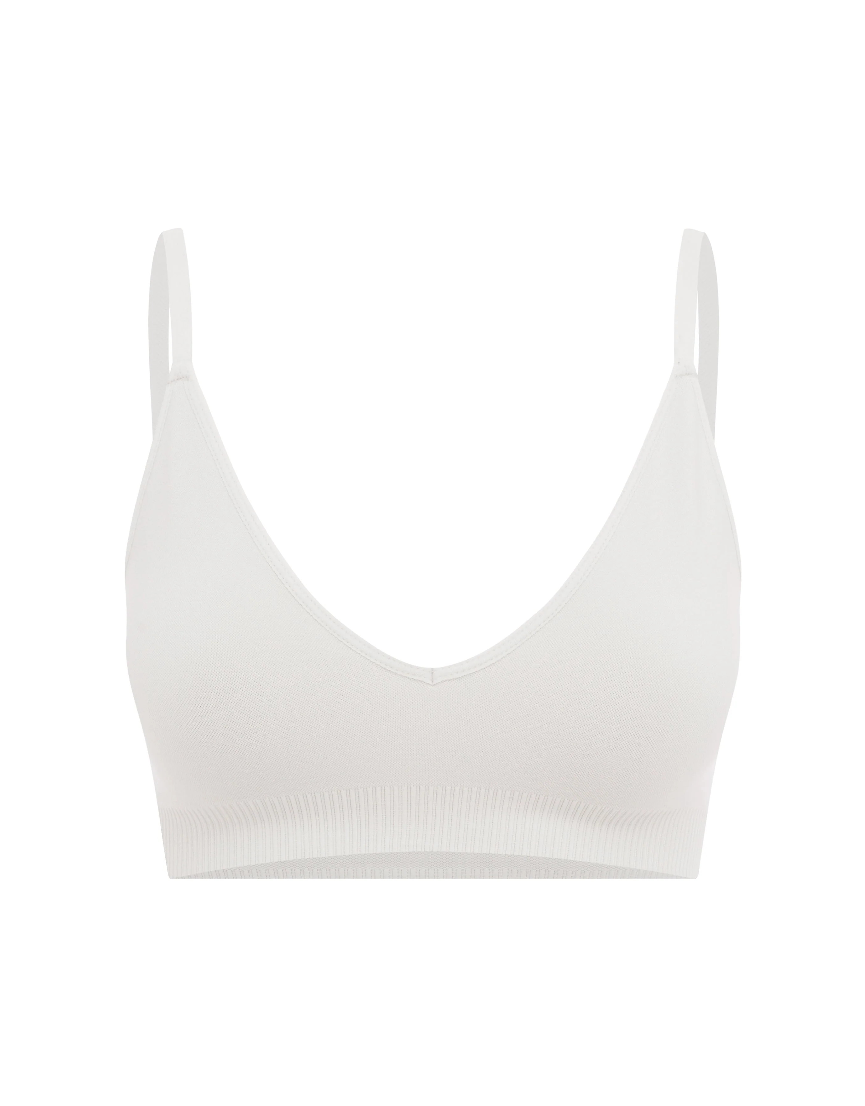 Seamless Base Bralette - Dove | SECONDLEFT 