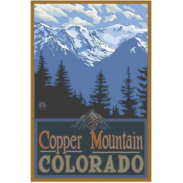 Colorado Snowy Mountain Ridges Professionally Framed Art Print from Travel Artwork by Artist Paul A. | Amazon (US)
