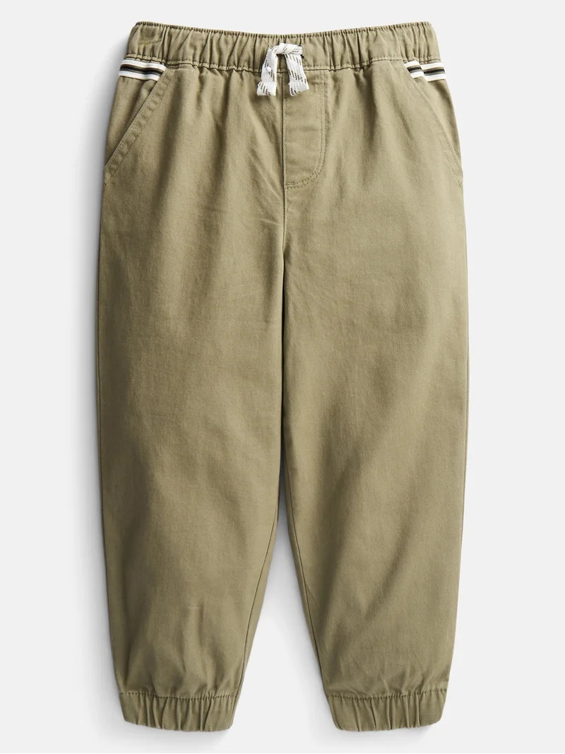Wonder Nation Toddler Boys Woven Cotton Joggers, Sizes 18M-5T | Walmart (US)