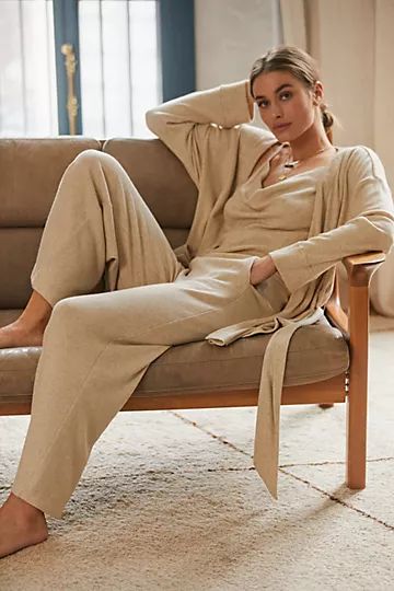 Casual Draped Knit Set | Anthropologie (US)