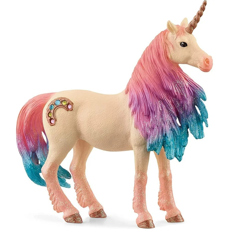 schleich 70723 bayala Mythical Decorated Marshmallow Unicorn Mare Figurine - Featuring Glittery | Walmart (US)
