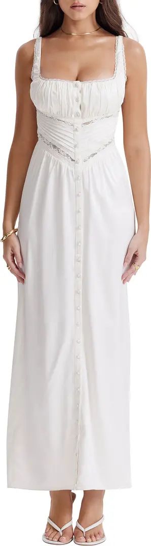 Illiana Silk Blend Maxi Dress | Nordstrom