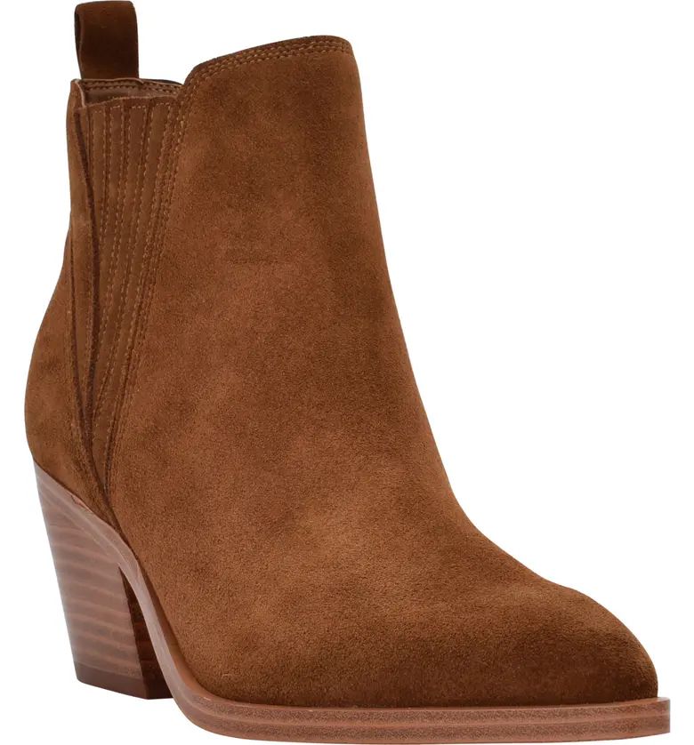 Teona Leather Pointed Toe Bootie | Nordstrom