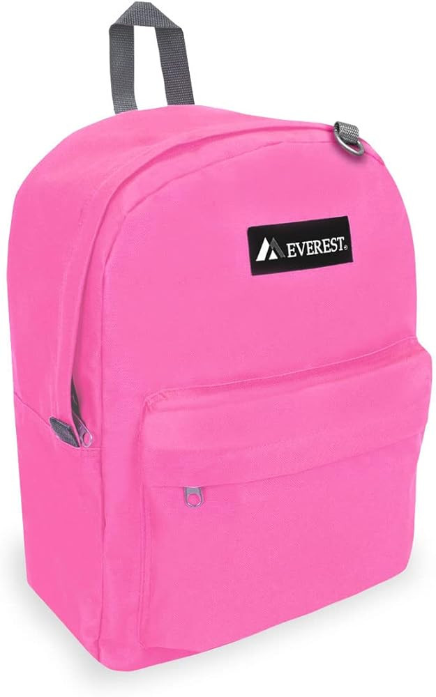 Everest Classic Backpack, Candy Pink, One Size | Amazon (US)
