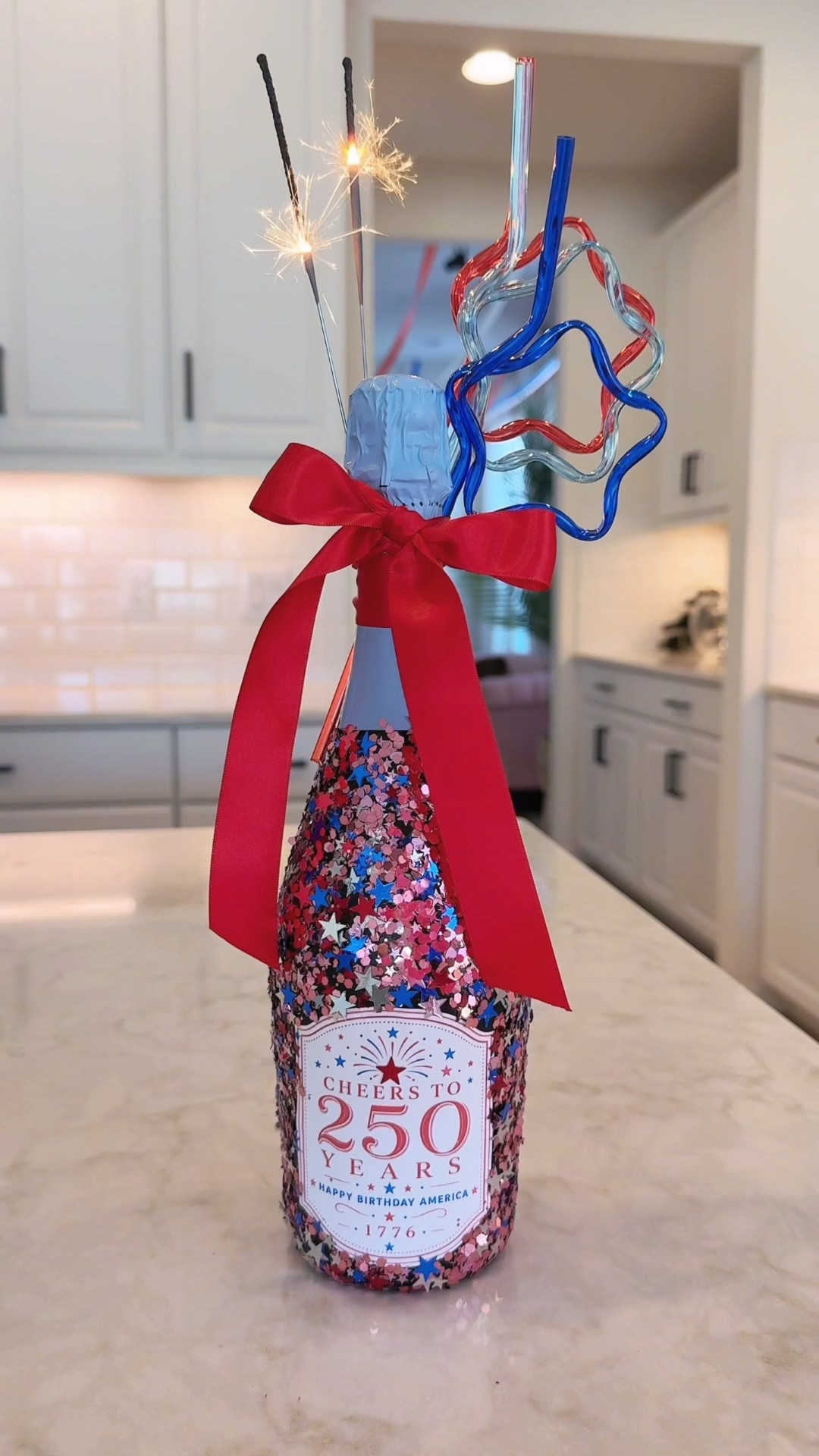 4th of July glitter bottle song in for a hostess gift! ⭐️

#LTKSeasonal