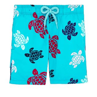 Boys Swimtrunks Multicolor Turtles | Vilebrequin (US)