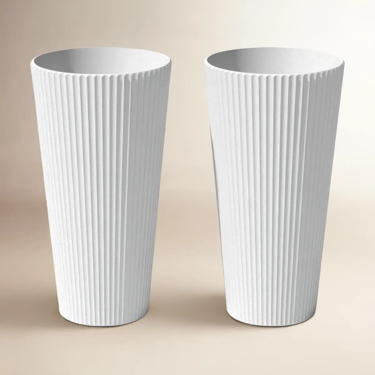 Demi 26.25" H Plastic-Stone Indoor / Outdoor Planter | Wayfair North America