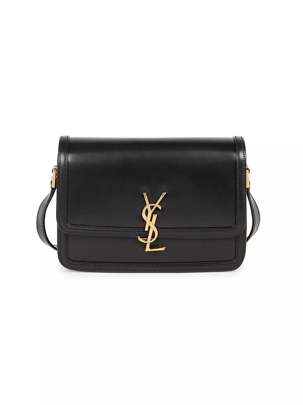 Medium Solferino Monogram Leather Crossbody Bag | Saks Fifth Avenue