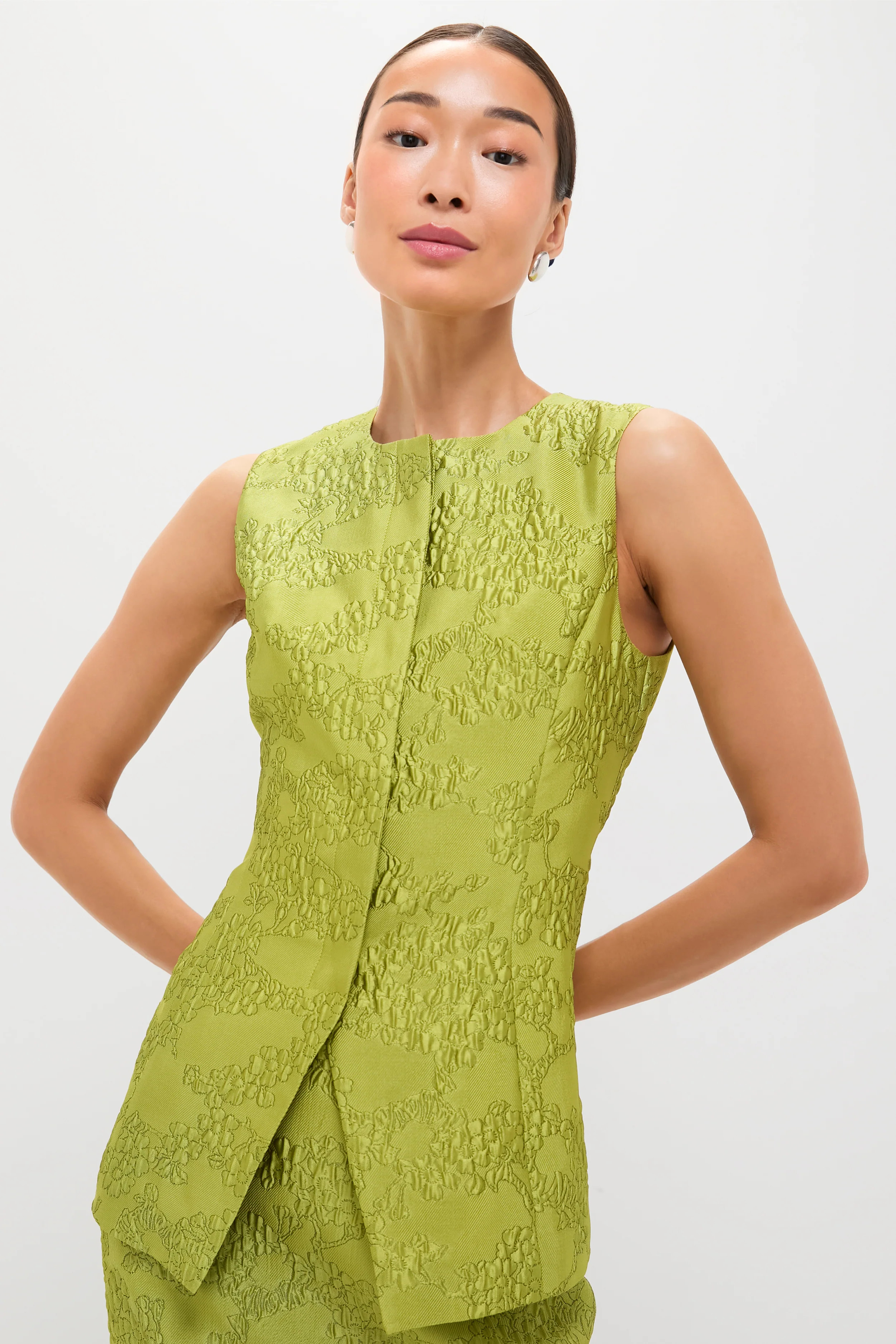 Brocade Metallic Aniston Top | Tuckernuck (US)