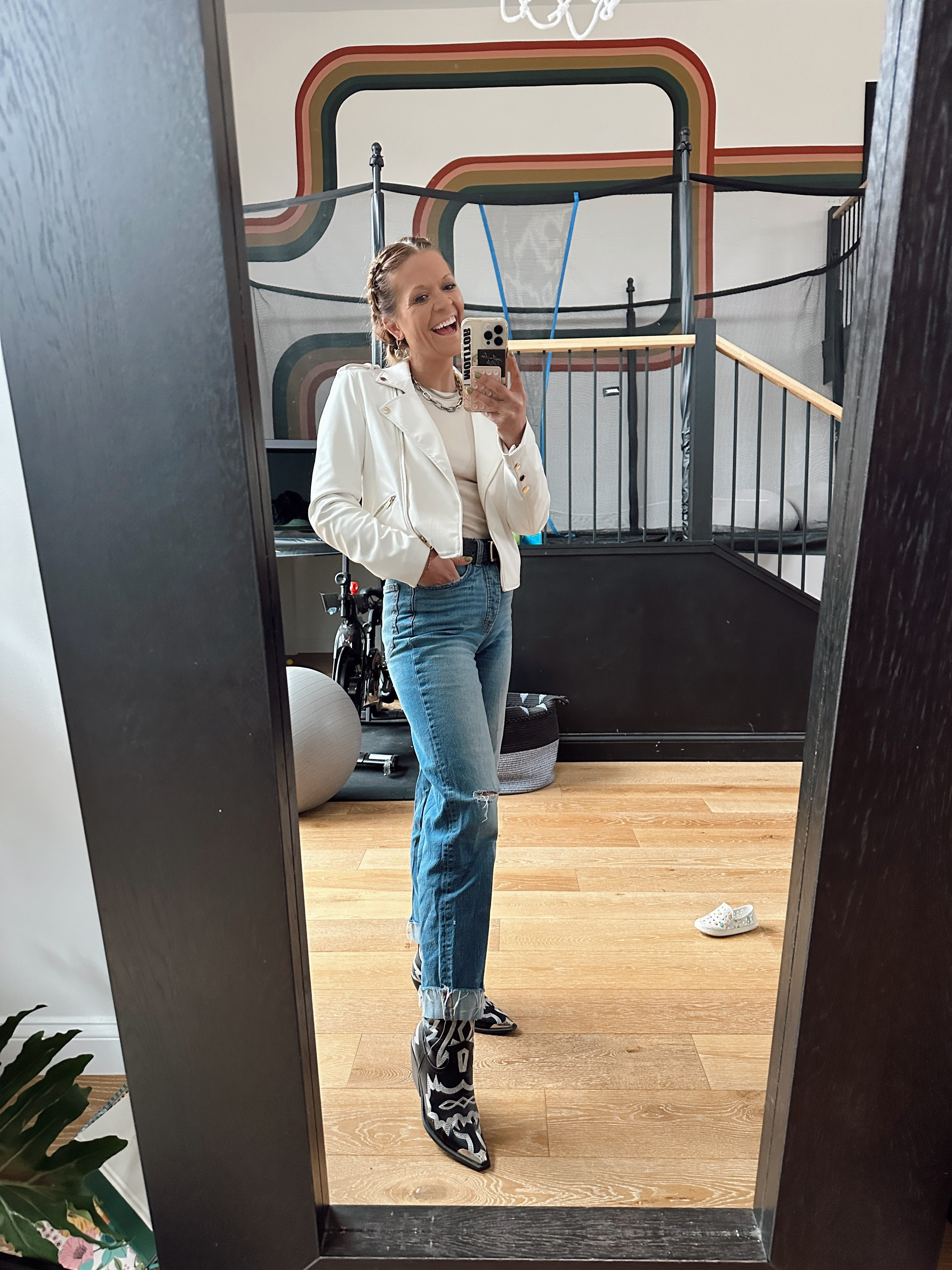 Which vibe are we feeling?! Most of this fit is from Target and I love. The pants can be worn so many ways. Everything is TTS! 

 #LTKSaleAlert #LTKFindsUnder50 #LTKStyleTip