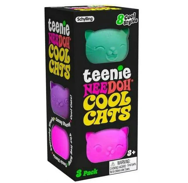 Teenie NeeDoh Cool Cats | Safari LTD