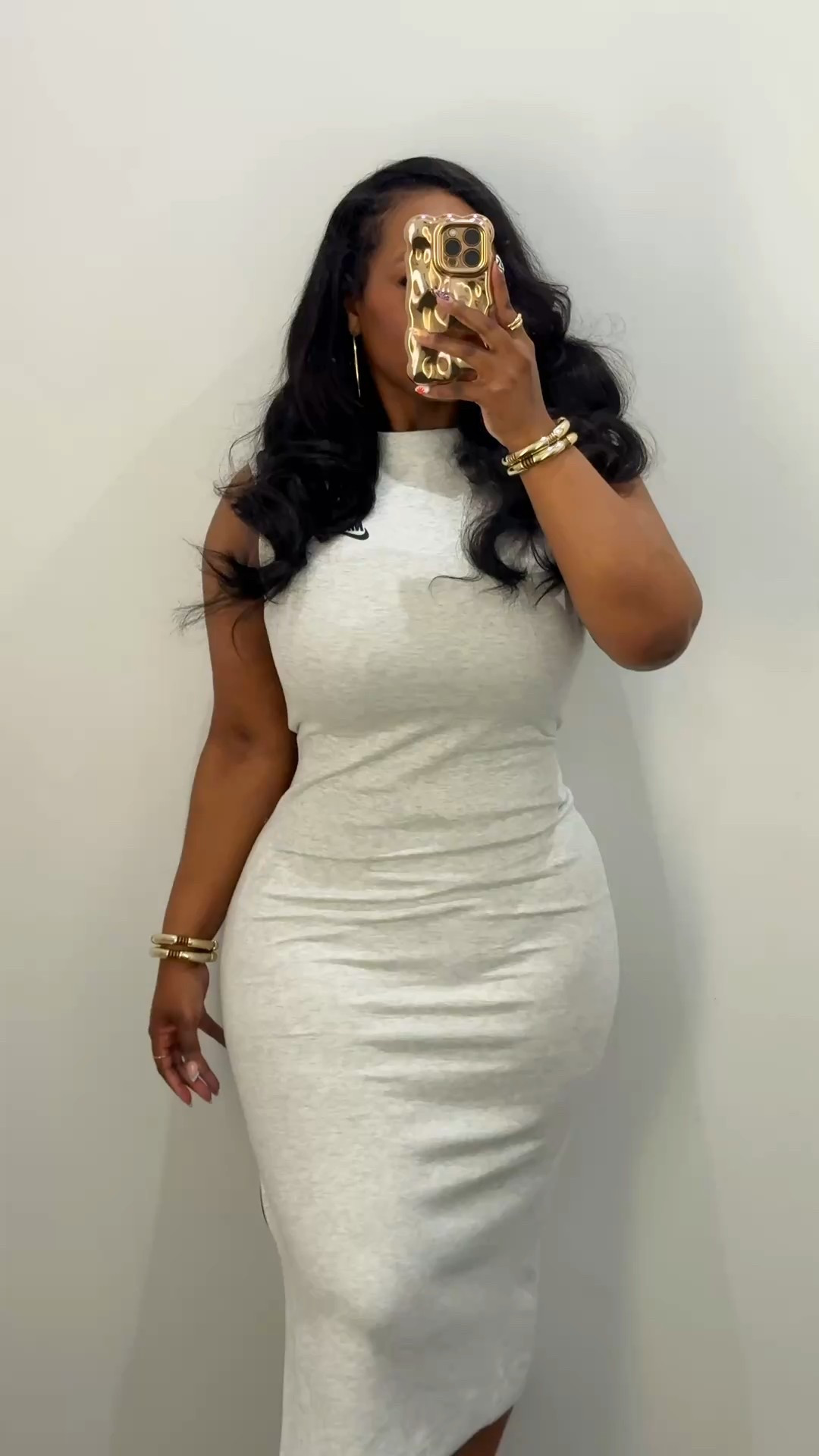 Sale Alert 🚨 ‼️ 🔔 
These curve hugging @Nike dresses are currently on sale 😍😍 
The material is smoothing and soft. I’m 5’2 and I sized down to a Small for a tighter fit😍😍 Add a jacket for the Fall, cute sandals or sneakers and you’re ready to go.!

#LTKActive #LTKStyleTip #LTKPetite