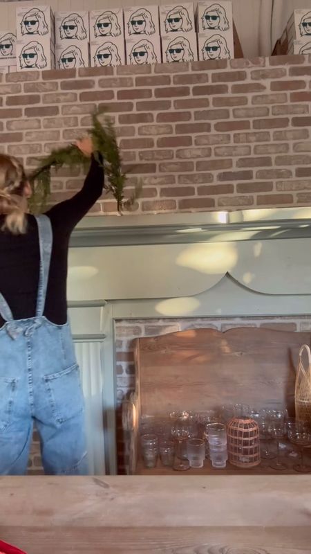 We’re decorating The Fox Mercantile mantle in the comfiest overalls from Free People! You know I love FP for their overalls and jumpers [ and more 🤔 ] but they’ve outdone themselves with these! Love the tie back! 

#LTKfamily #LTKstyletip
