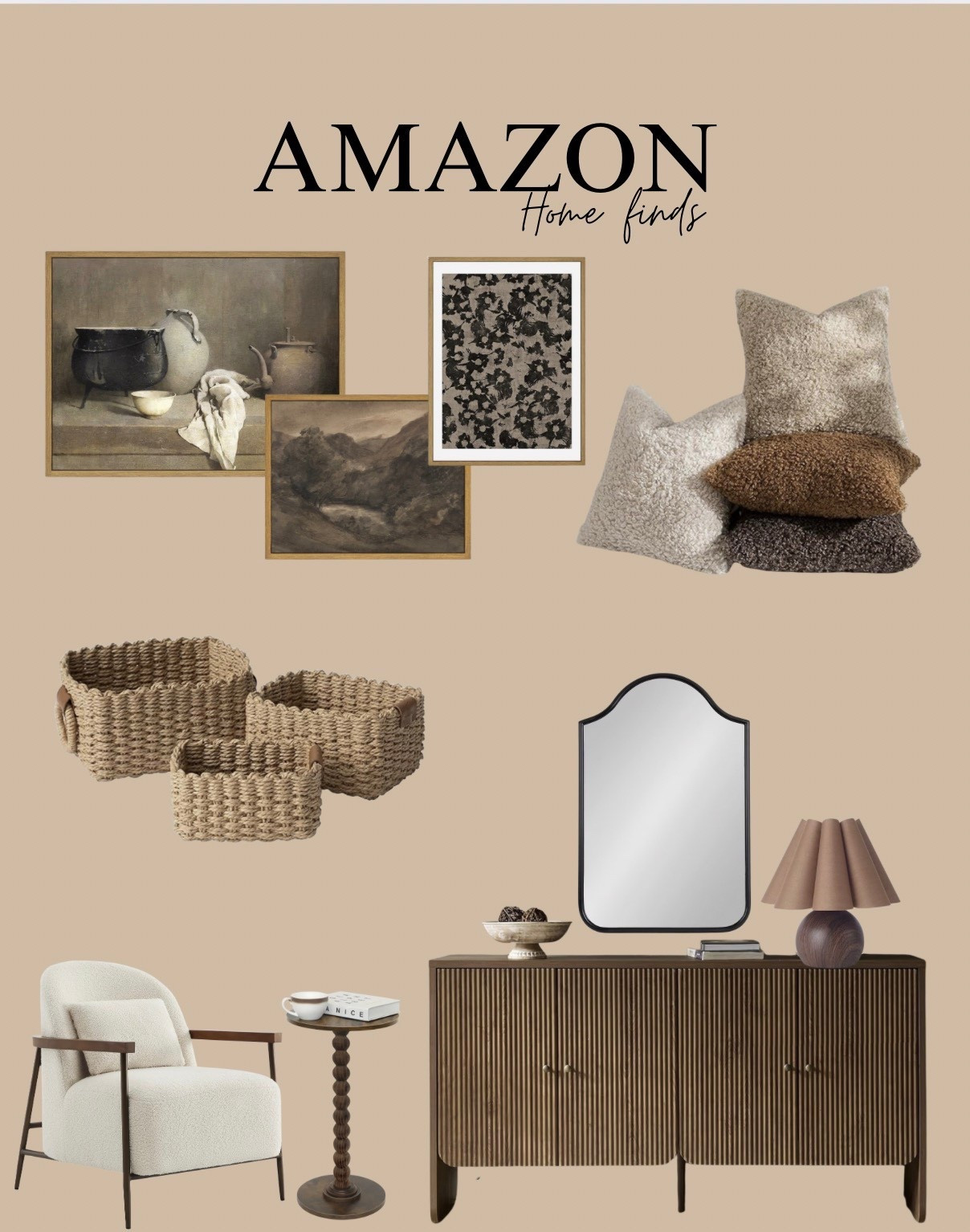 Amazon home finds 🥰🤌🏼

A lot of these pieces are on sale! 😍

#amazon #amazonhome 

#LTKHome #LTKU #LTKSaleAlert