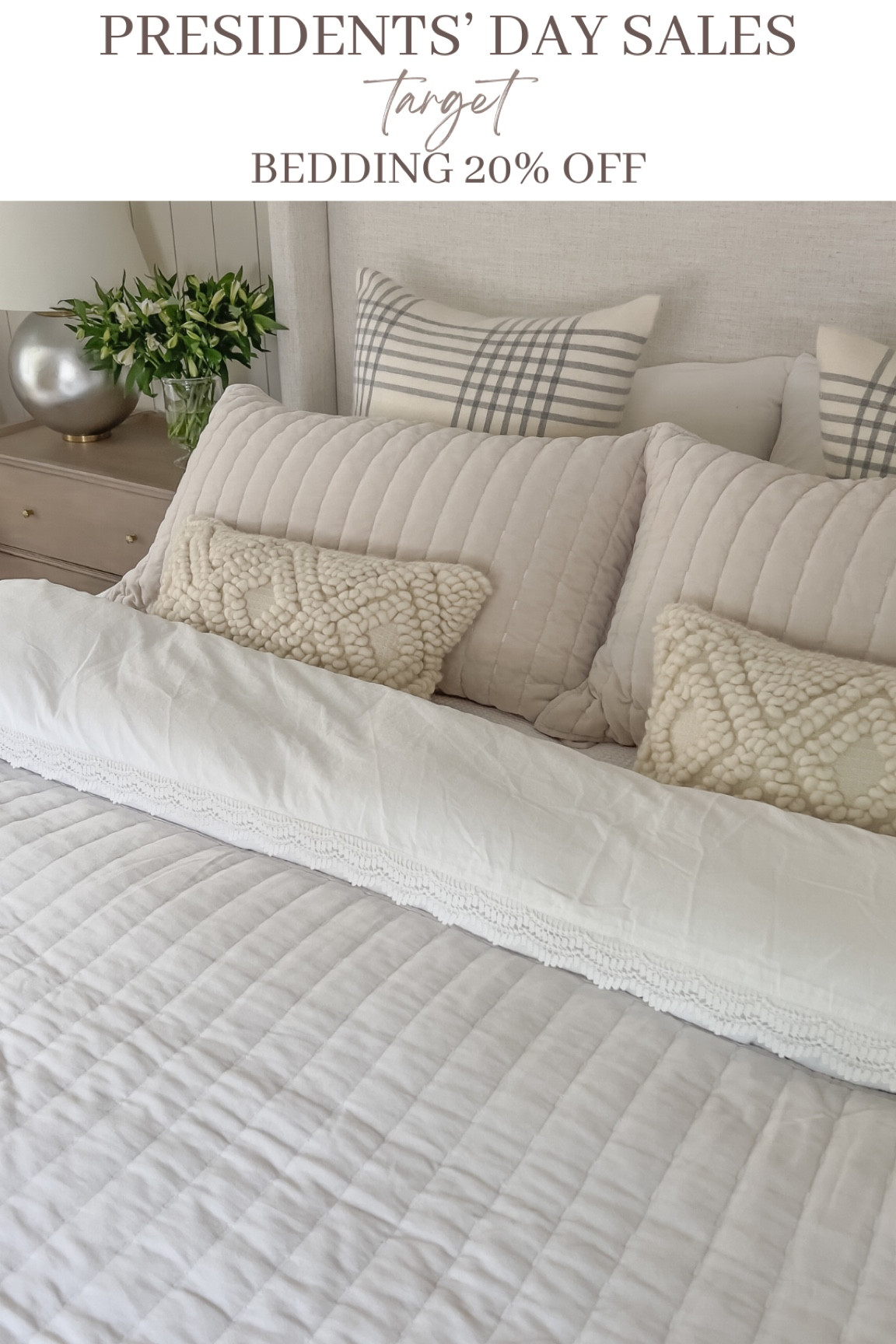 Target Presidents’ Day sale! Save 20% on threshold bedding! 

#LTKhome #LTKSpringSale