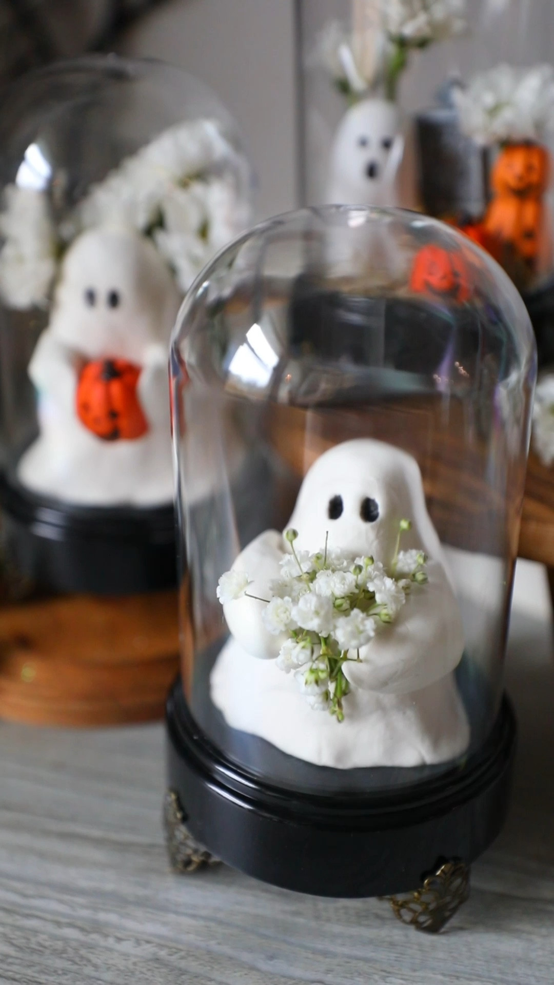Ghost in a Cloche DIY

#LTKVideo #LTKhome #LTKHalloween