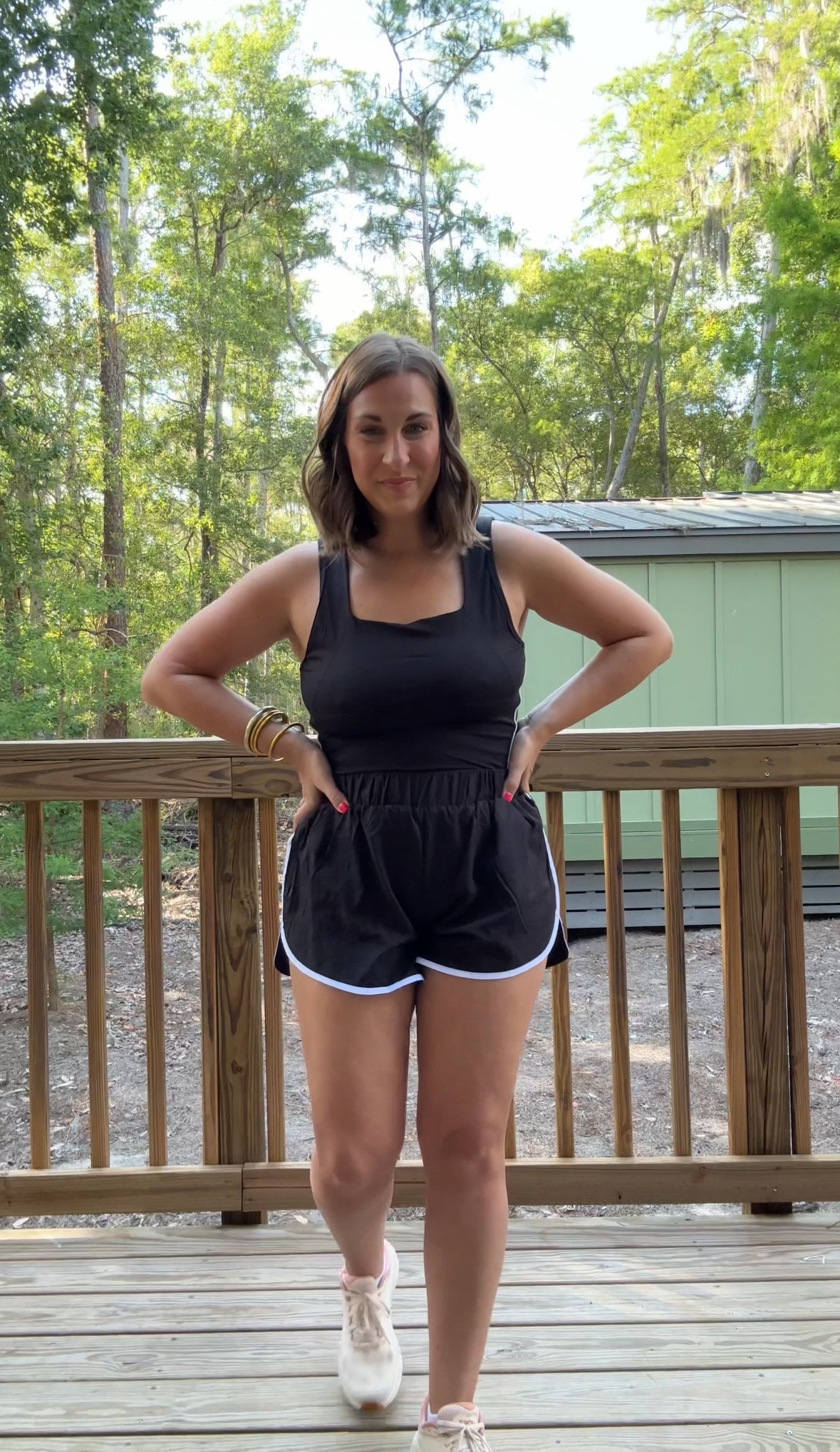 It’s a romper 👏🏼 that looks like a set, very comfy all day at Disney 

TTS: large

#LTKgrwm #LTKmomlife #LTKActive