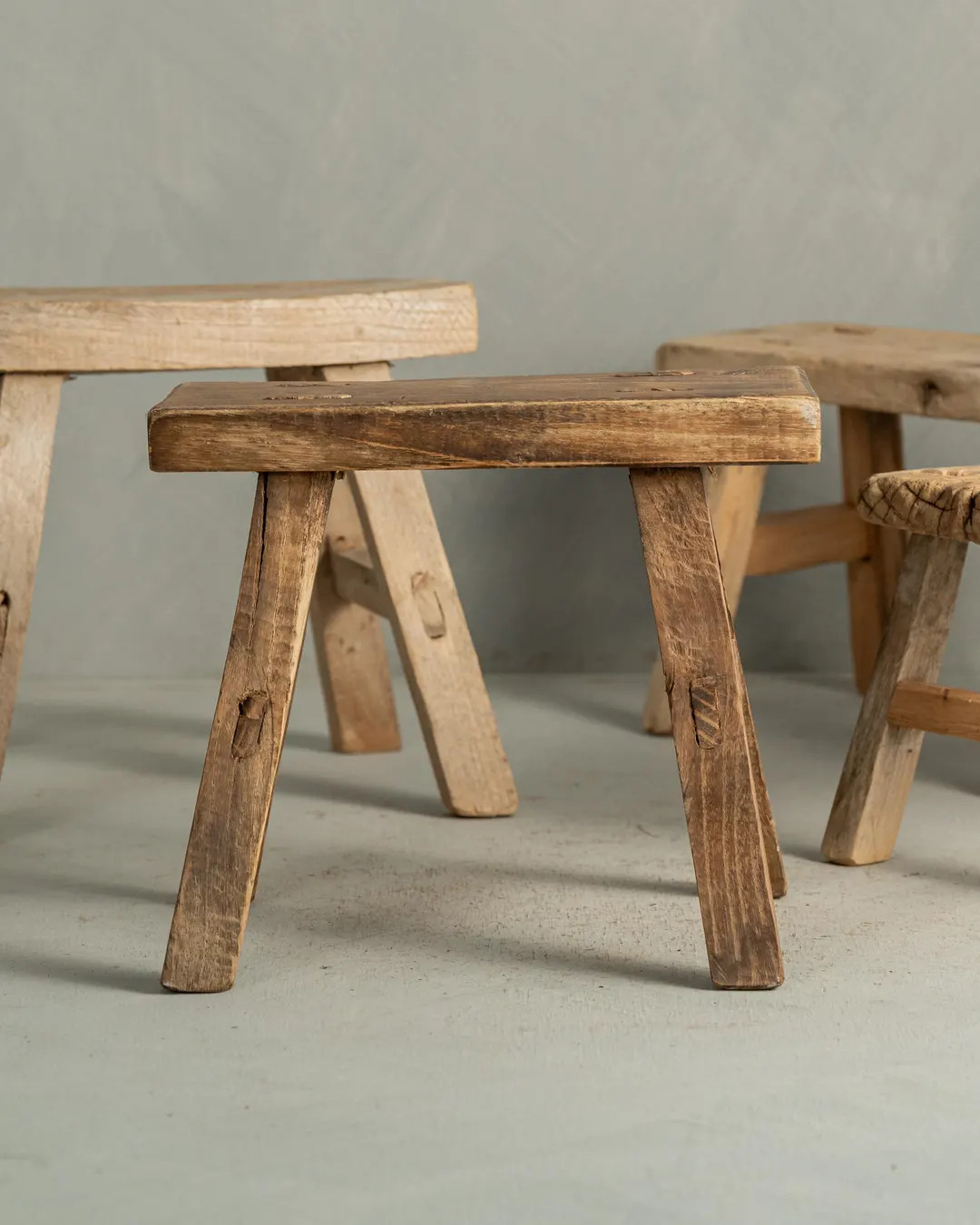 Wooden Stool Vintage Riser Display Rustic Elm Bench Wood Riser Stand (free Shipping) - Etsy | Etsy (US)