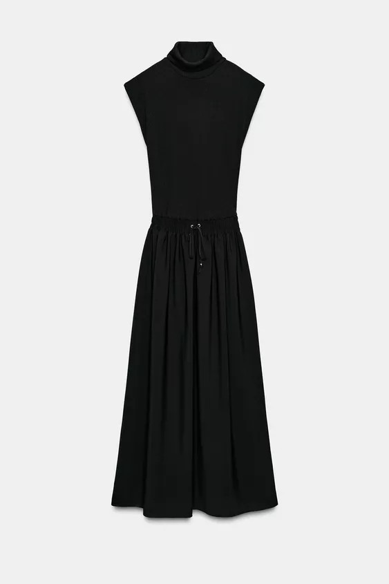 COMBINATION LONG DRESS | Zara US