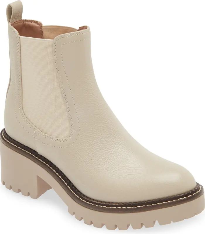 Miah Water Resistant Chelsea Lug Boot (Women) | Nordstrom