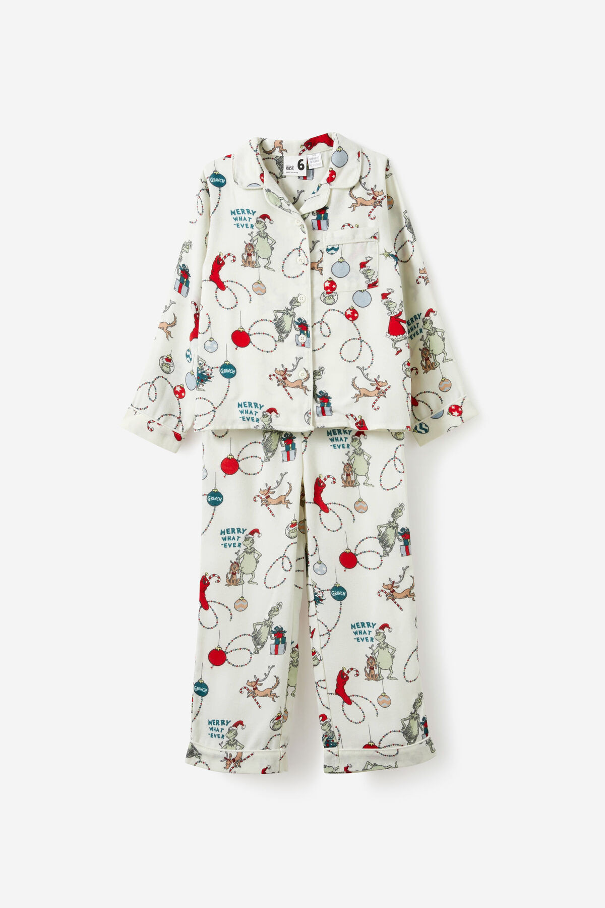 Harvey Long Sleeve Pajama Set Licensed | Cotton On (US)