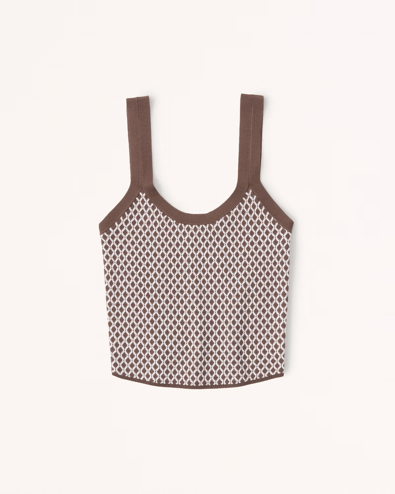 Pattern Slim Scoopneck Tank | Abercrombie & Fitch (US)