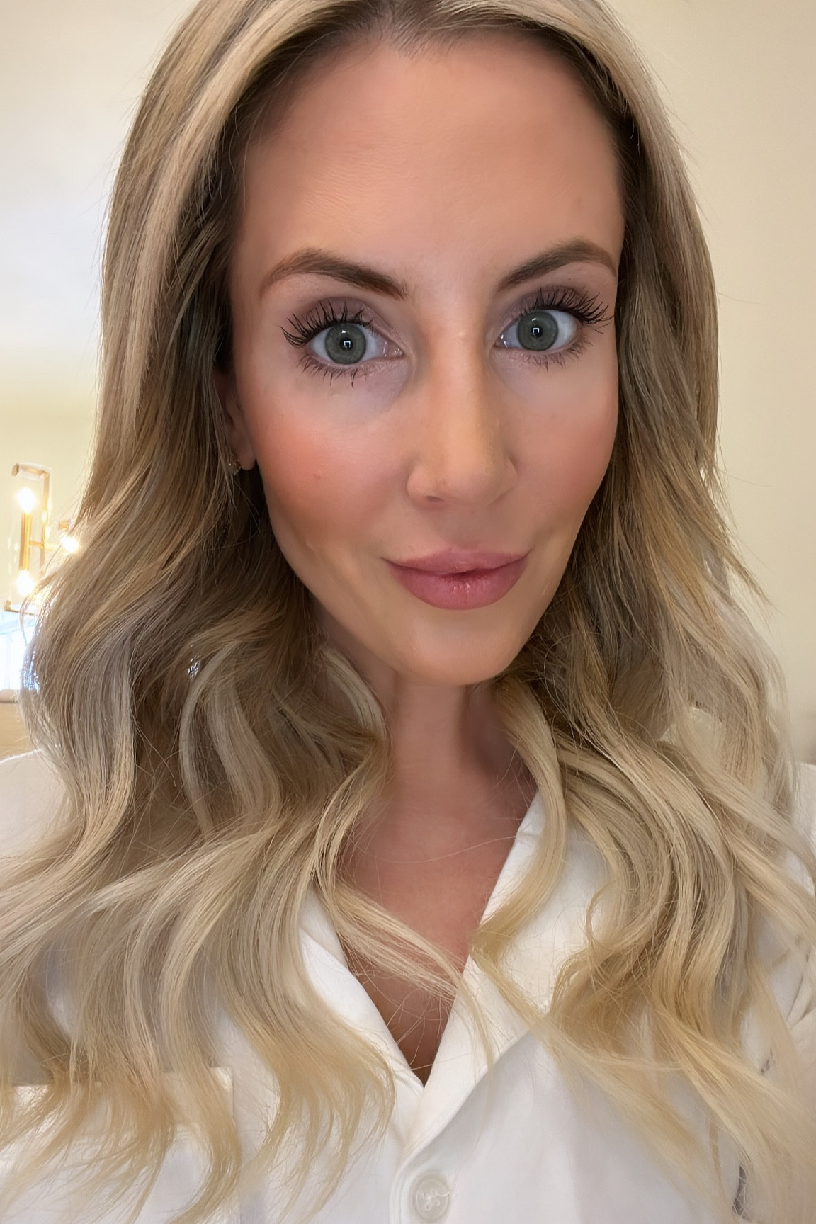 Charity event GRWM 

Everyday Makeup: 
Cle de Peau - multi repair oil - hydrates and nourishes. I use in the am before makeup and at night before bed. 
Cle de Peau - concealer - beige (expensive but WORTH IT) 
Flawless filter - 2
CT Foundation - 2 neutral 
Becca under eye - light  
Rare beauty blush - happy 
Tarte Sculpt wand - warm bronze 
Bare minerals foundation powder - light neutral
Amazon Eyebrow - shade: coffee
Bobbi brown eye crayon: moonstone
Kylie Lip: bare
Bobbi Brown Lipstick - Nude Reality 
Cle de peau gloss: rose pearl 

#LTKbeauty #LTKsalealert #LTKstyletip