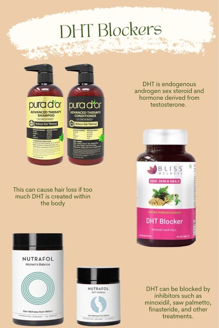 Recently I learned that DHT in women leads to hair loss. Interesting enough it can be easily detected in blood work but here a few easily accessible inhibitors that help block DHT 

#LTKfindsunder100 #LTKbeauty #LTKfindsunder50