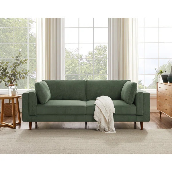 Minimore Modern Style 85'' Square Arm Sofa | Wayfair North America