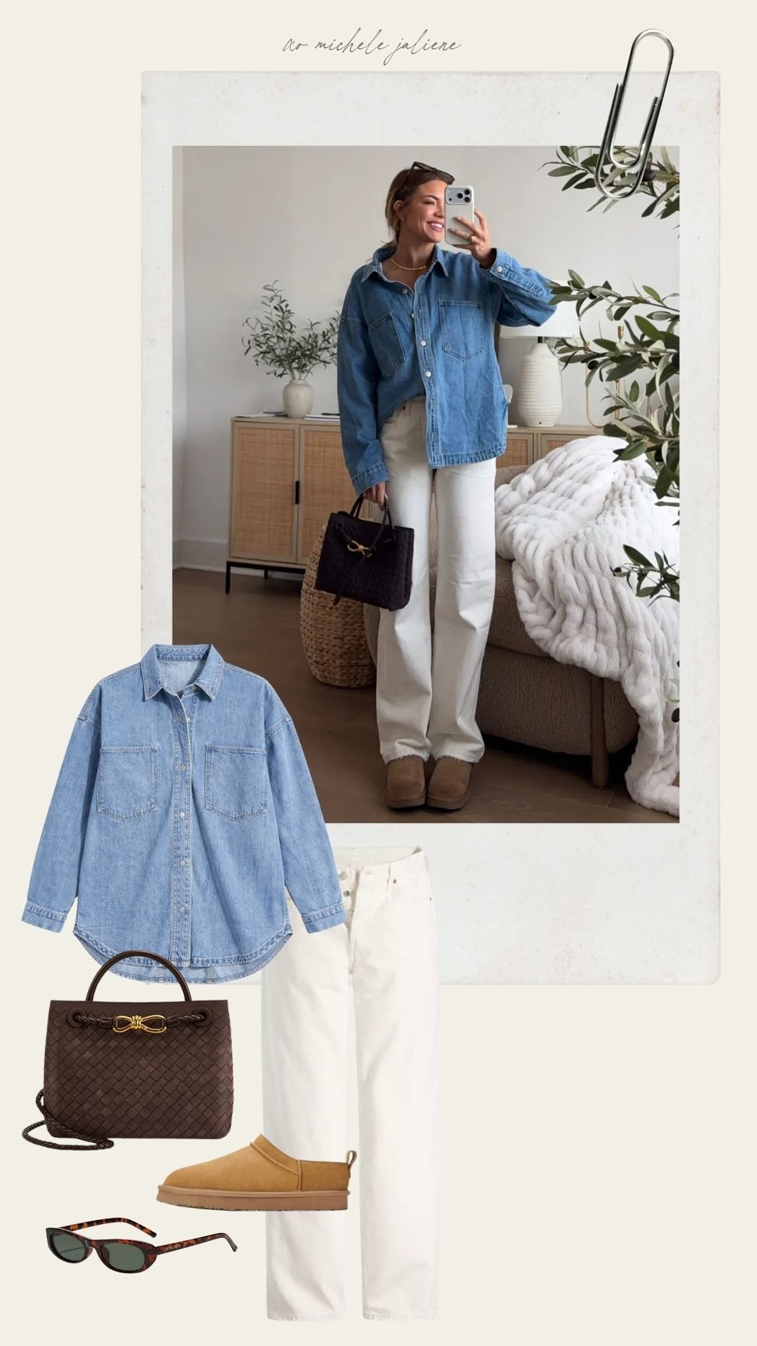 casual ootd 🤎 wearing a small in the denim shirt and a 24 in the jeans  

finds under 50, sale alert, watchnow, denim, levis, amazon fashion, spring fashion, michele jaliene 

 

#LTKSaleAlert #LTKootd #LTKSeasonal