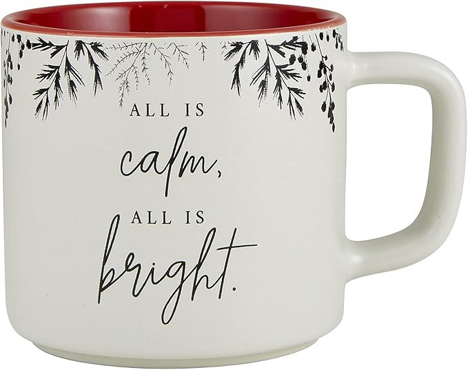 Creative Brands Christmas Coffee Mugs Stackable Stoneware Mug by the Heartfelt Collection, 14-Oun... | Amazon (US)