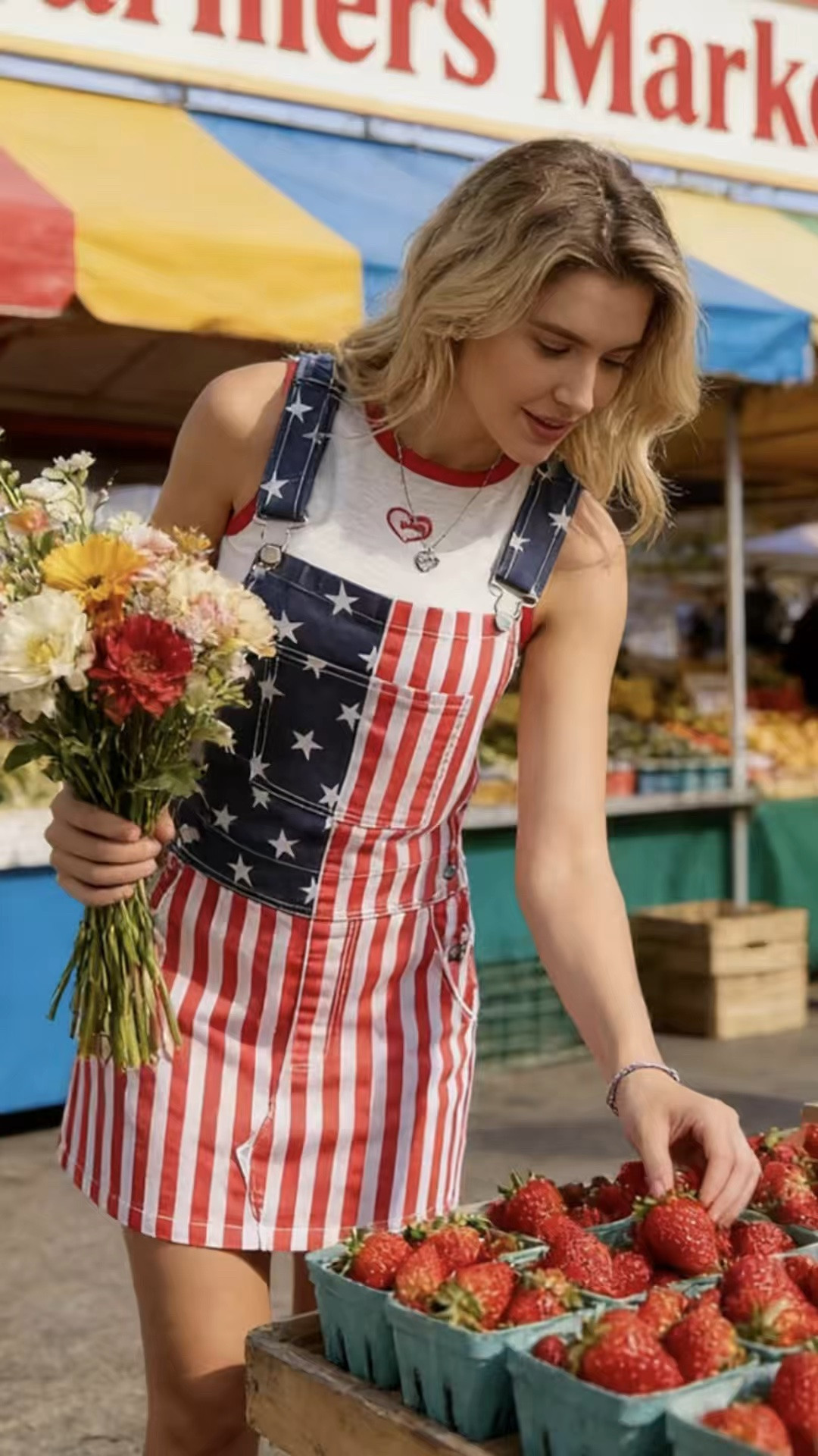 Show your patriotism with these budget friendly fashion finds. 4th of July Outfit.

#LTKOver40 #LTKSeasonal #LTKSwim